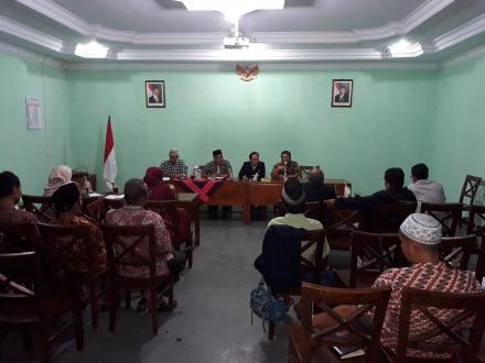 Musyawarah BPD se Kecamatan Piyungan di Aula Desa Sitimulyo