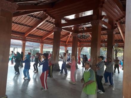 Senam bersama Muspika Kecamatan Piyungan