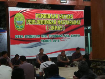 Pembinaan Linmas Desa Sitimulyo