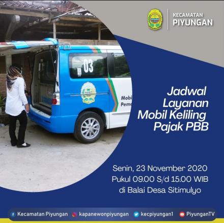 Layanan Mobil Keliling Pajak PBB